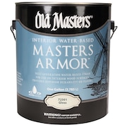 OLD MASTERS 1 Gal Masters Armor Interior Water-Based Finish, Gloss 72301